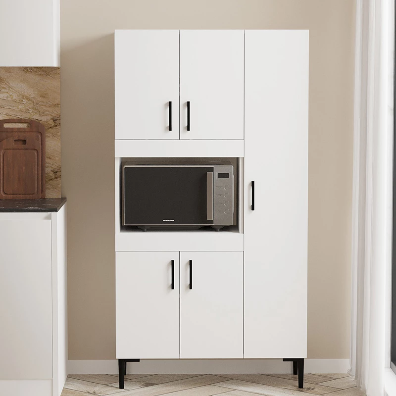 Kuhinjska omara Defne, bela, 89x37.5x160 cm