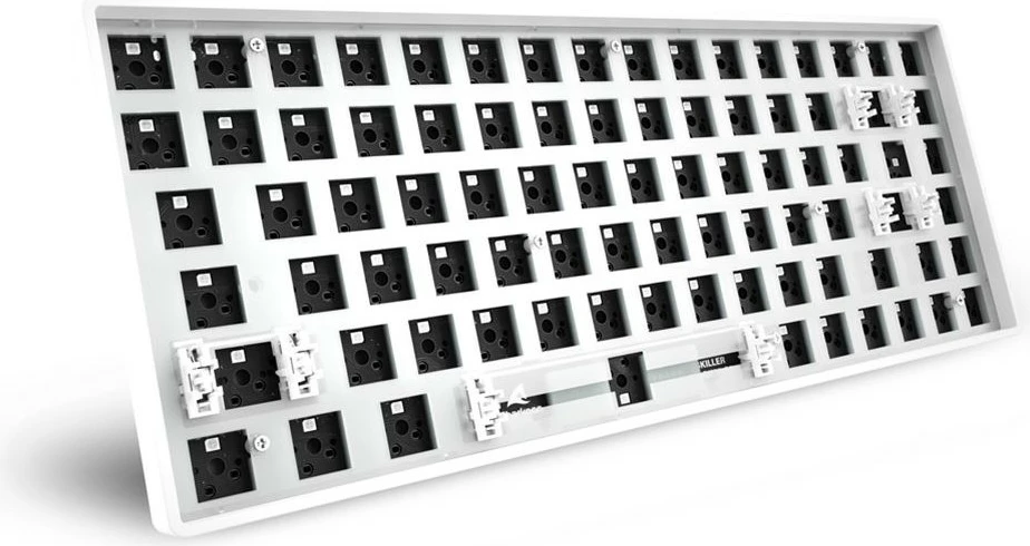 Mekančna tipkovnica barebone Sharkoon SKILLER SGK50 S3, 75%, RGB, bela