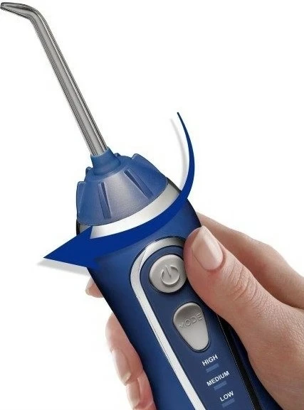 Irigator za zobe brezžični Waterpik WP-583, 207 ml, modre barve