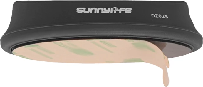 Silikonska podlaga za 360° kamero, Sunnylife OS-DZ025, z lepilnim pritrdilom, za DJI Osmo 360, črna