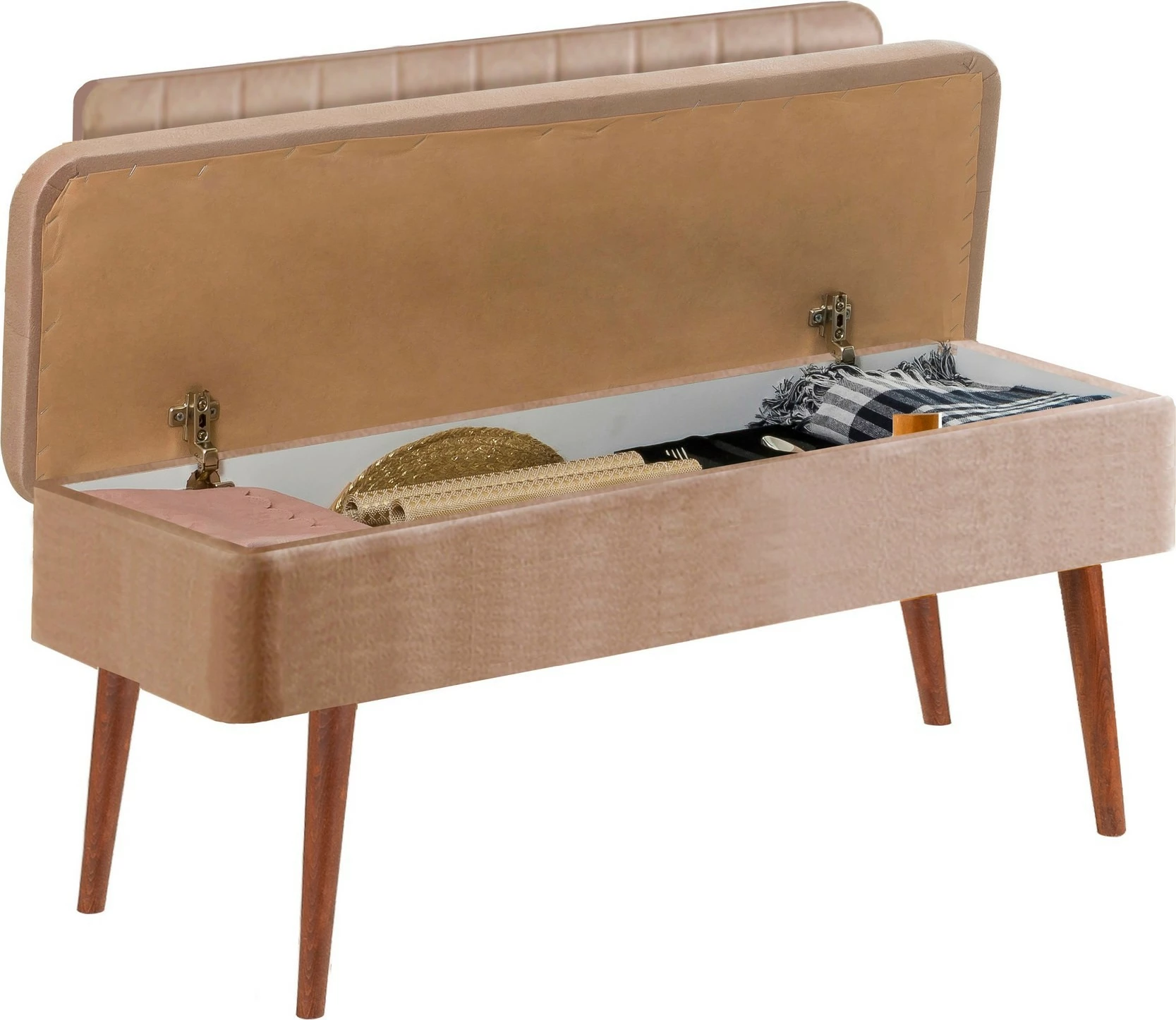 Konzolna omara, Hanah Home Vina 0900 - oreh, kamen