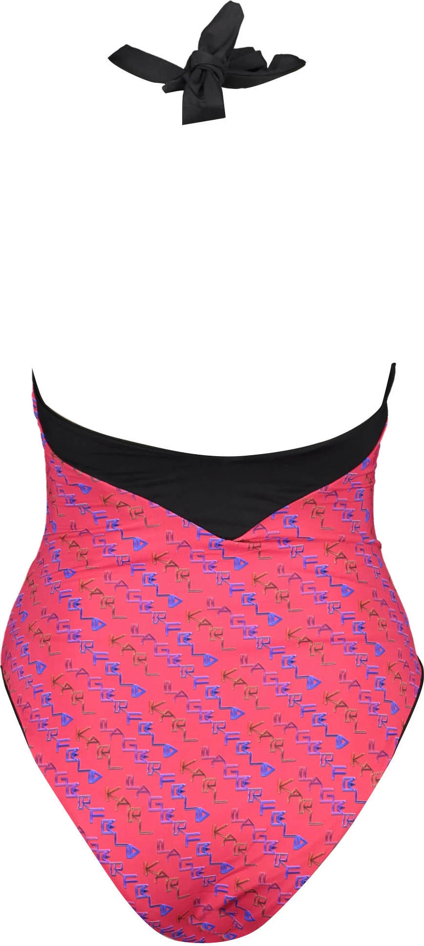 Enodelne kopalke Karl Lagerfeld Beachwear, ženske, rdeče