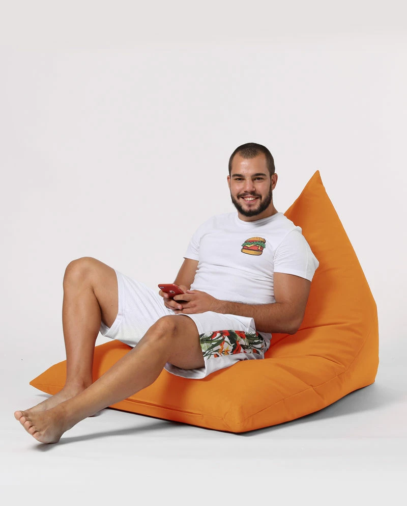 Puf za vrt, oranžen, Pyramid Big Bed, Atelier del Sofa