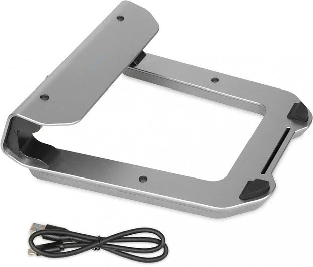 Hladilna podloga za prenosnike do 17,3" IBOX NC06, srebrna