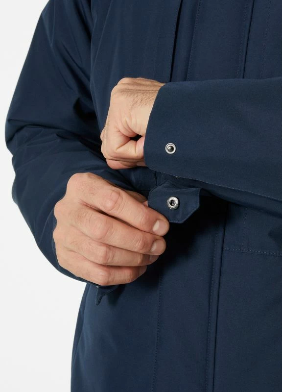 Parka plašč za moške Helly Hansen, temno moder