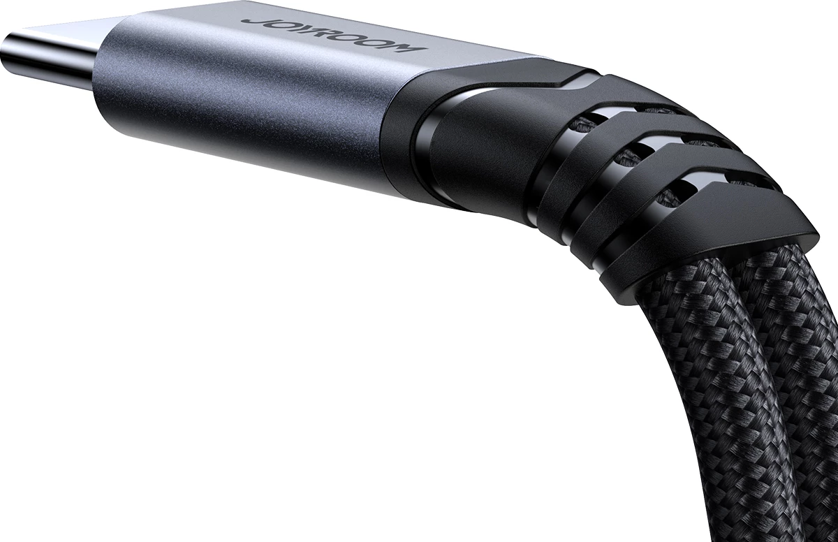 Adapter USB-C v 2x USB-C, DAC, 60 W, črn Joyroom SY-C03