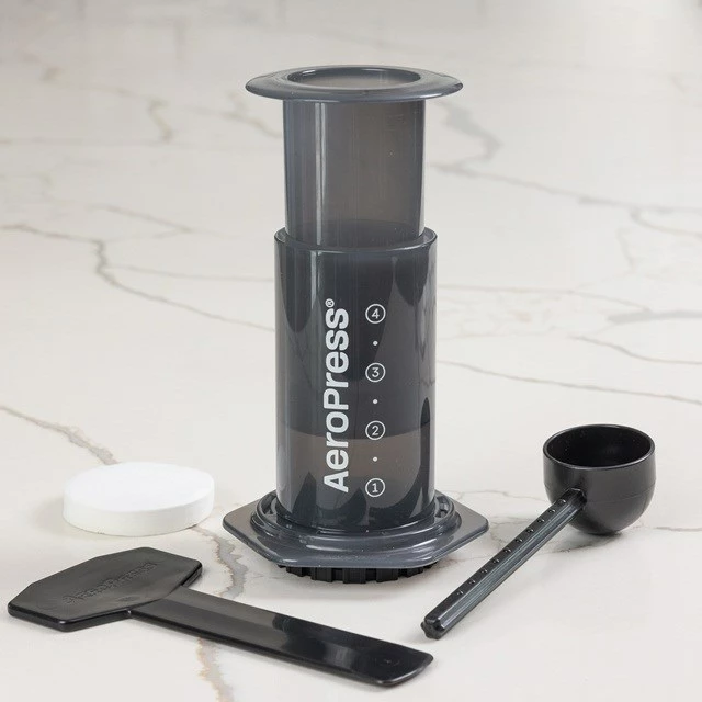 Ročni aparat za kavo AeroPress 85R11, tehno-polimer, črn