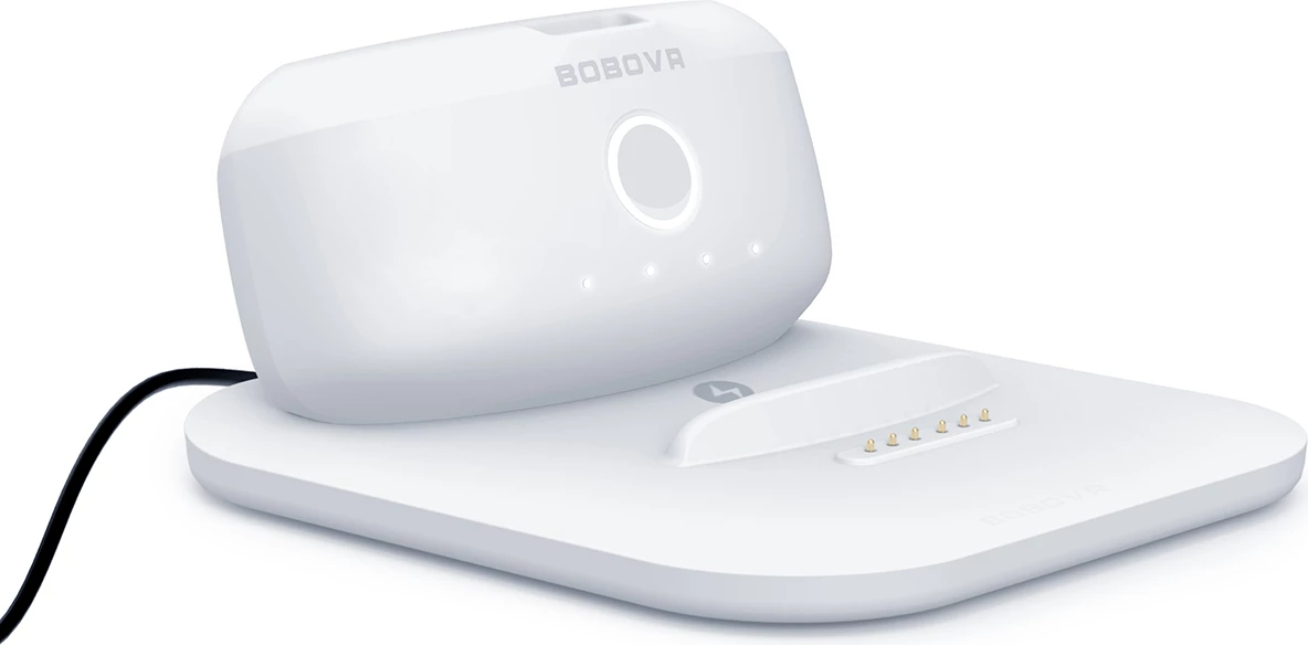 Polnilna postaja za BoboVR B2 baterije BD2, 5200 mAh, za VR naprave, bela