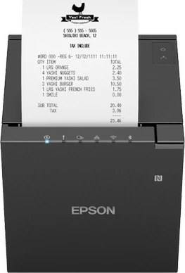 Termični POS tiskalnik Epson TM m30III, Wi‑Fi/Bluetooth/Ethernet/USB, črn