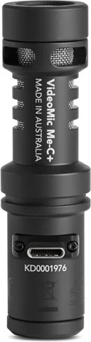Mikrofon za mobilni telefon RODE Videomic Me-C+, črn