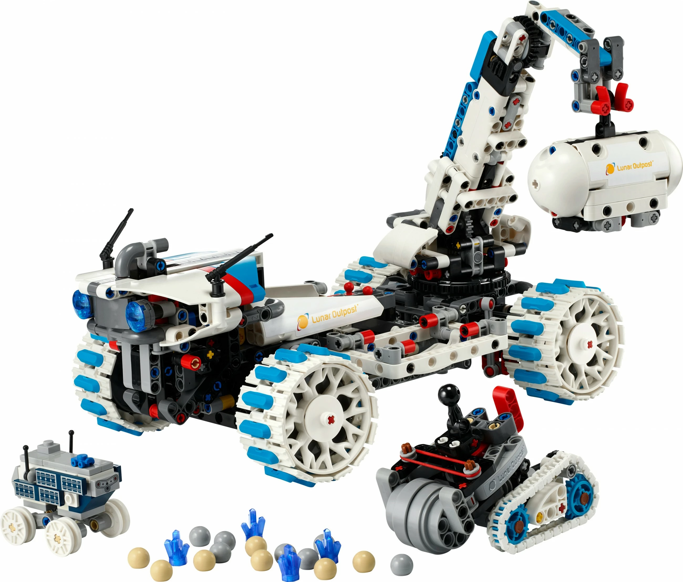 Gradbeni set LEGO Technic Lunar Outpost 42211, 1082 kosov, večbarven