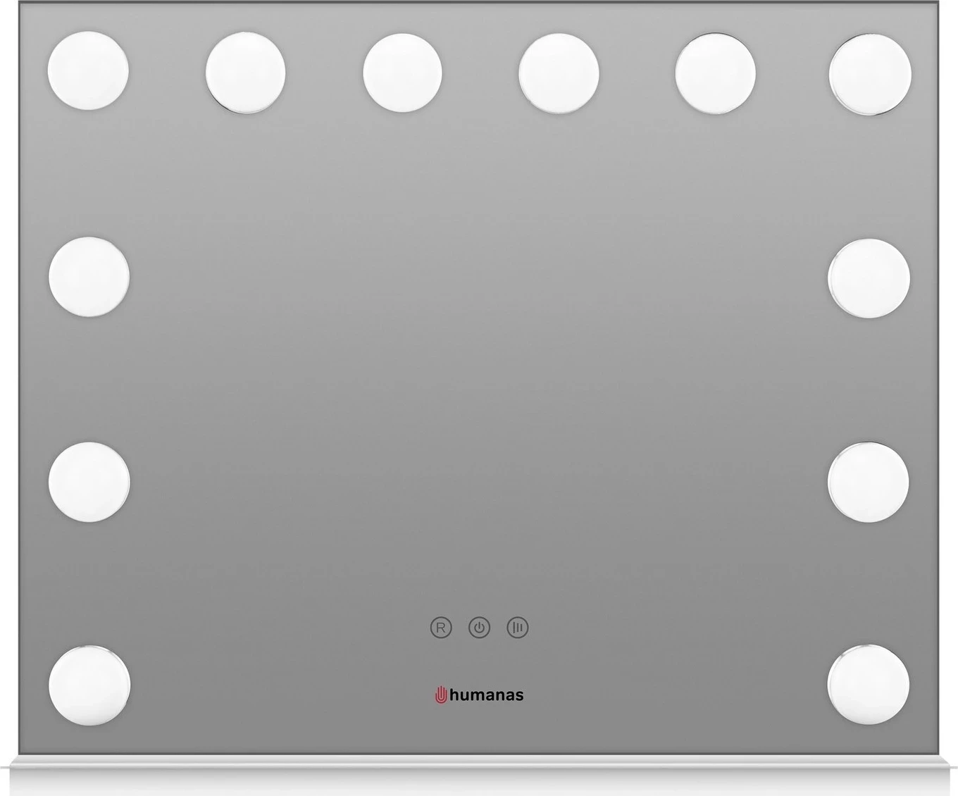 Osvetljeno ogledalo z dotiknim panelom in nastavitvijo jakosti svetlobe Humanas HS-HM02