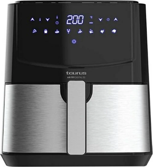 Friteza na vroč zrak Taurus AF1450XD, 5 L, črna, nerjaveče jeklo