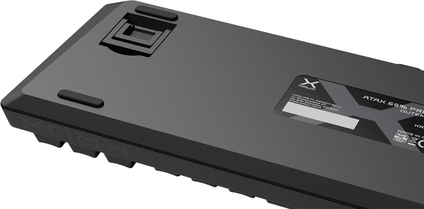 Mehanska igralna tipkovnica, Krux, črna