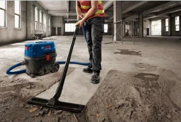 Sesalnik z vedri Bosch GAS 12-25 PL, 1250 W, 21 L, HEPA, črno/modra