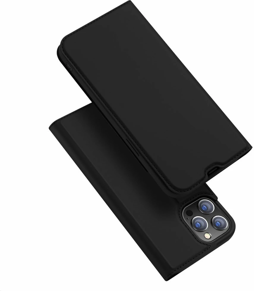 Ovitek Skin Pro Bookcase za iPhone 13 Pro, Dux Ducis, črn