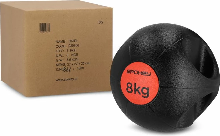 Gimnastična žoga za vadbo Spokey, za moške in ženske, 8 kg