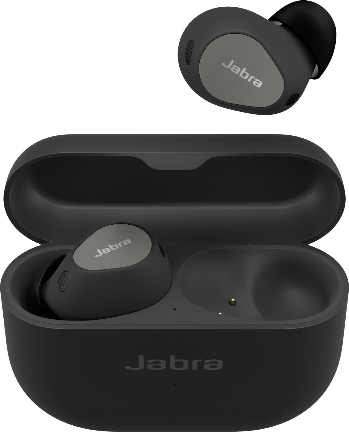 Brezžične slušalke z mikrofonom, Dolby Atmos, titansko črne Jabra Elite 10 True Wireless