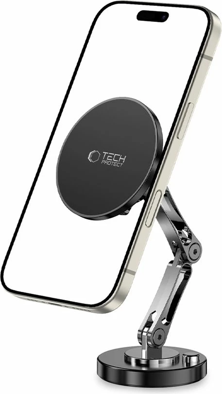 Magnetni nosilec za telefon MagSafe Tech-Protect N57, črn