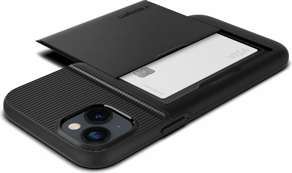 Zaščitni ovitek Slim Armor CS, Spigen za iPhone 14 Plus, črn