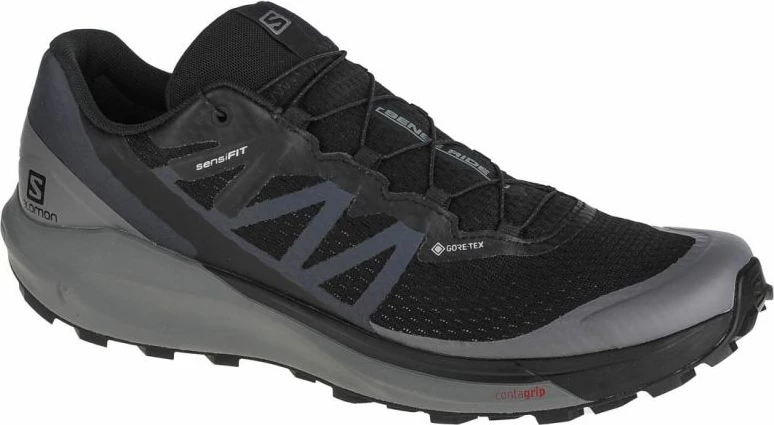 Tekaške copate Salomon Sense Ride 4 GTX, moške, črne