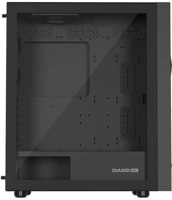 Računalniško ohišje Midi Tower Genesis Diaxid 605F, ATX, USB-C, črn