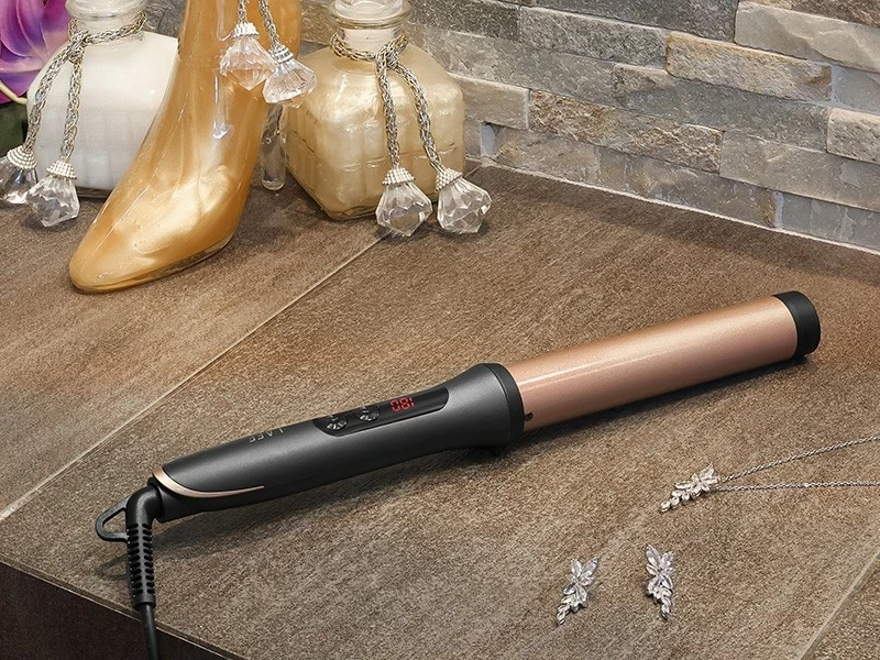 Kodrator za lase Sleek & Shine Curler 32 mm Lafe, črno/meden