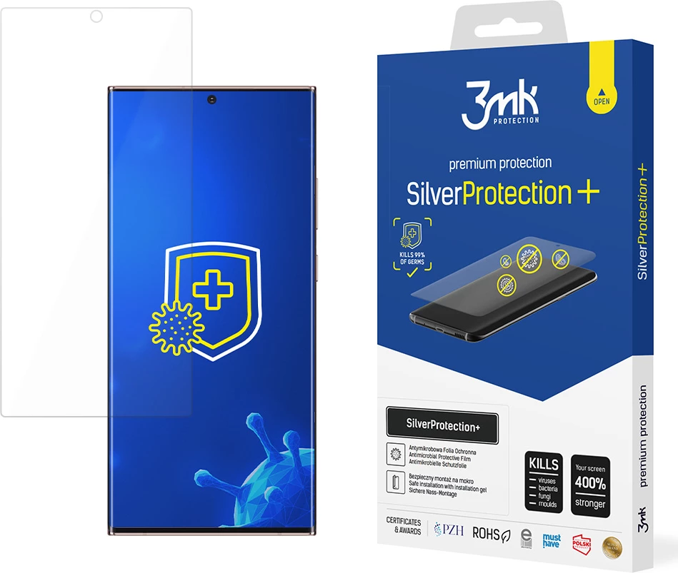 Zaščitna folija zaslona 3mk SilverProtection+ za Samsung Galaxy Note 20 Ultra