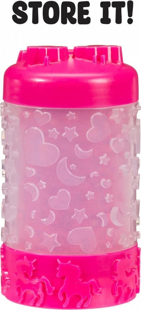 Komplet kinetičnega peska, Wonder Factory Never Dry Sand Mega Bag MGA 544913-EUC/553281, 2 lbs, 3+, oranžna/rdeča