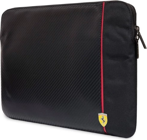 Torba za prenosnik, Ferrari Carbon & Smooth, 14 palcev, črna