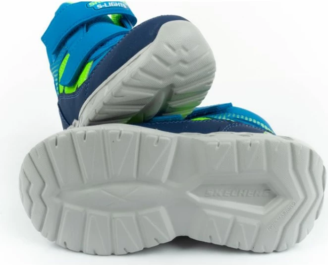 Superge zimske z LED lučmi Skechers Jr 401507N/NVLM, modre