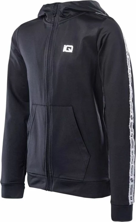 Duks z kapuco Cross The Line Okane III Jr, IQ, črn, otroški