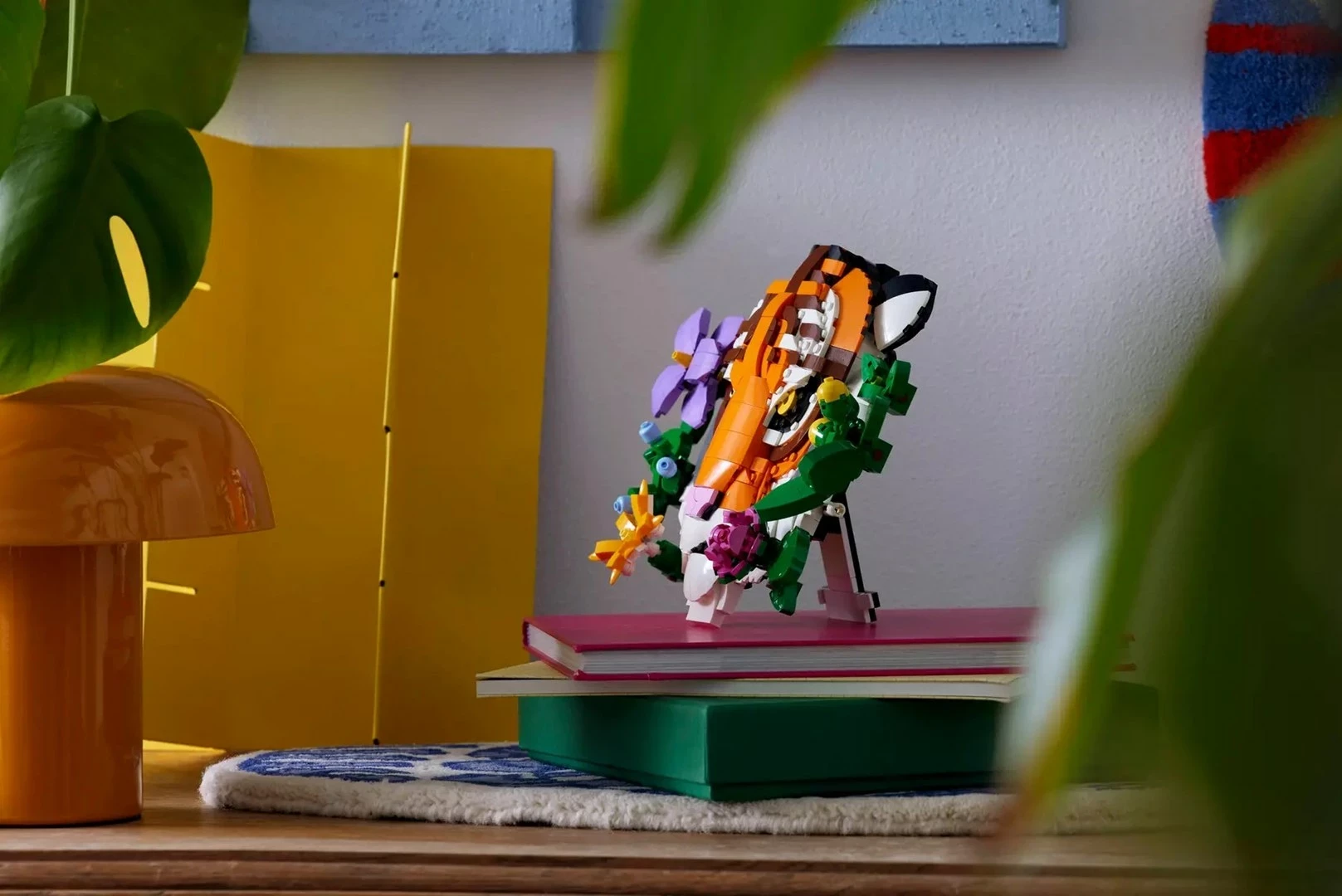 Mural/Tri-dimenzionalna umetniška sestava LEGO ART The Fauna Collection Tiger 31217 za odrasle, 744 delov