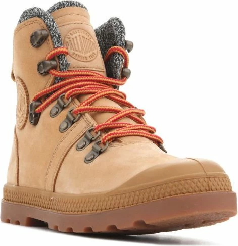 Visoke čizme Palladium Pallabrouse za ženske, rjava