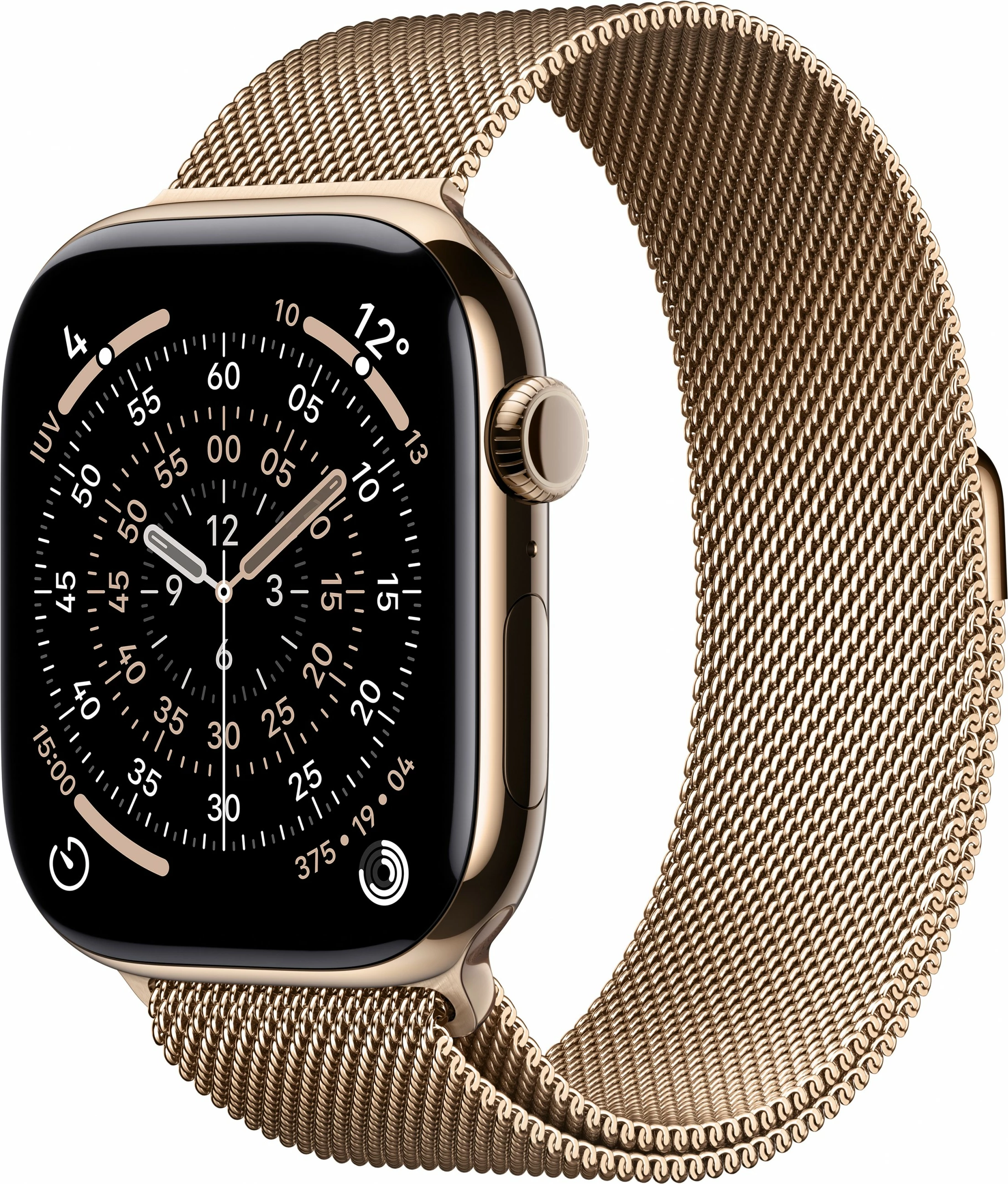 Pametna ura Apple Watch S11 Titan Gold Cellular, 46 mm, Milanaise zlata
