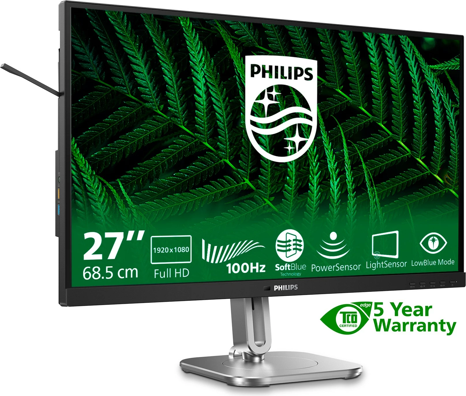 27" zaslon Full HD, LCD, antracit - Philips 5000 series 27B2G5200/00