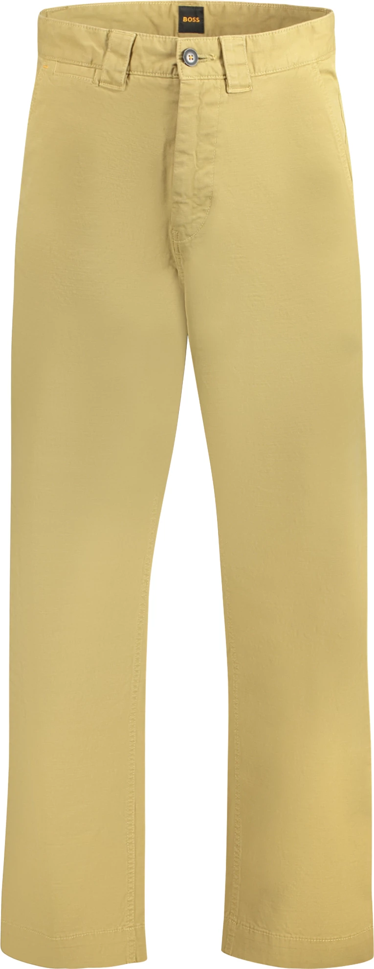 Hlače za moške straight fit, BOSS, rjave