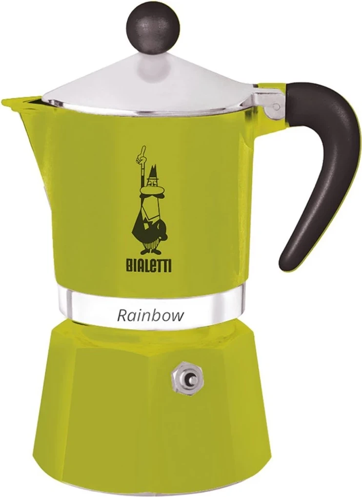 Kavni lonček 0,27 L, zelen Bialetti Rainbow