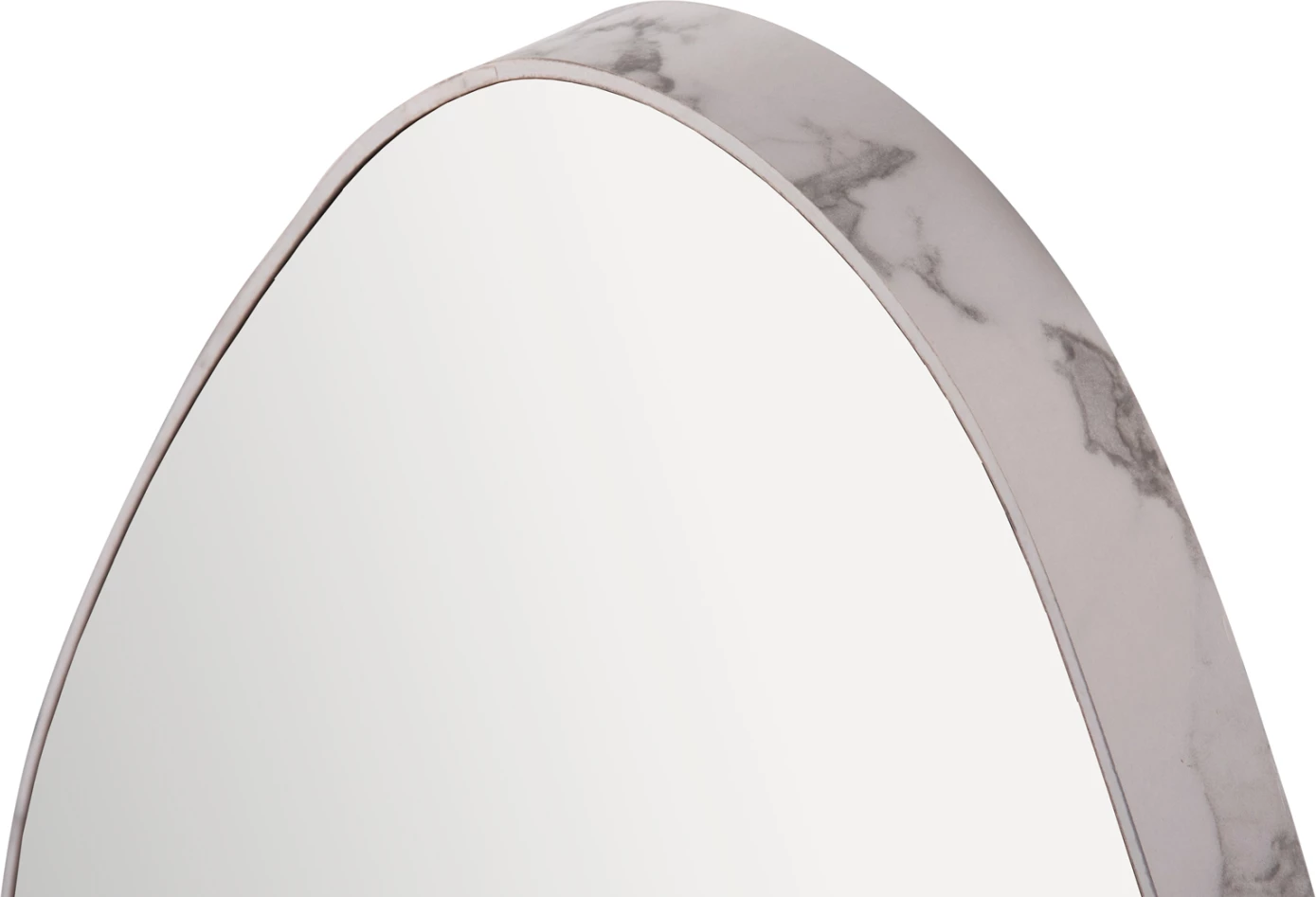 Stensko ogledalo kaplja FH4488.05 MDF okvir v barvi belega marmorja 50x80H cm