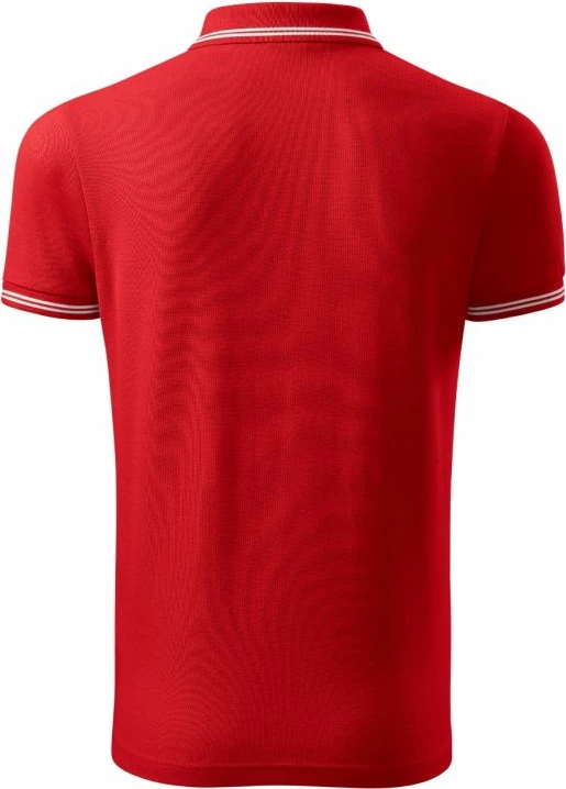 Polo majica Adler Urban za moške, rdeča