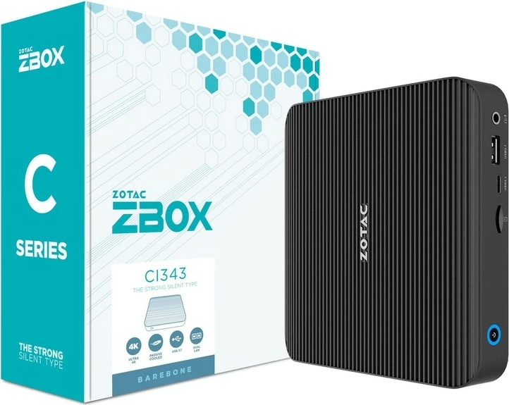 Kompakten mini računalnik Zotac ZBOX edge CI343, DDR5, PCI Express, Wi‑Fi 6, 40 W