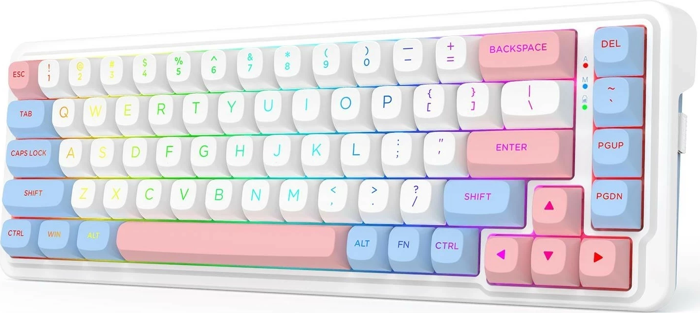 Mehanska tipkovnica, RGB, bela Redragon K709WBP-RGB-PRO