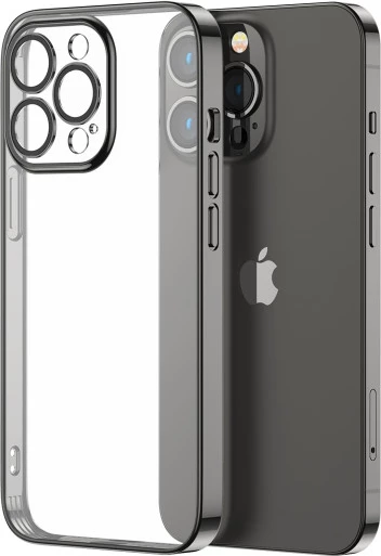 Ovitek za iPhone 14 Plus, kovinski okvir, črn Joyroom JR-14Q3