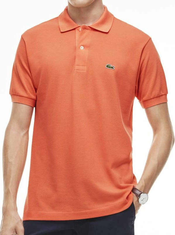 Polo majica za moške Lacoste, oranžna