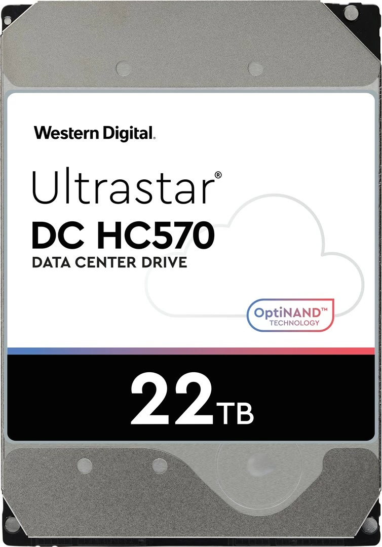 HDD 3,5", 22 TB, Western Digital Ultrastar
