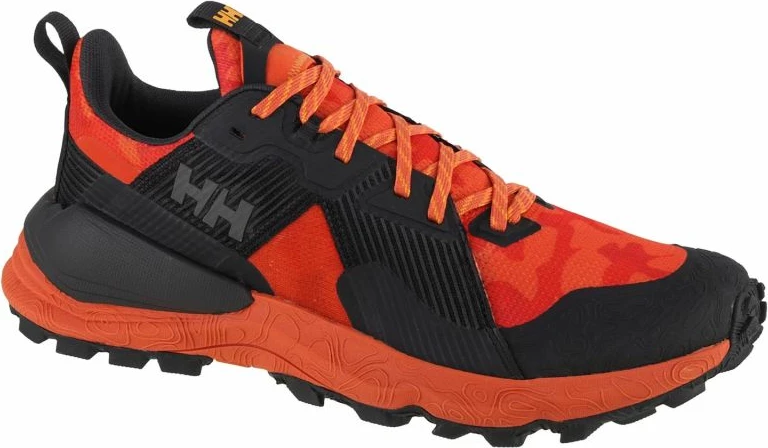 Tekstilne atletske superge Helly Hansen Hawk Stapro Trail, črno-oranžne, moške