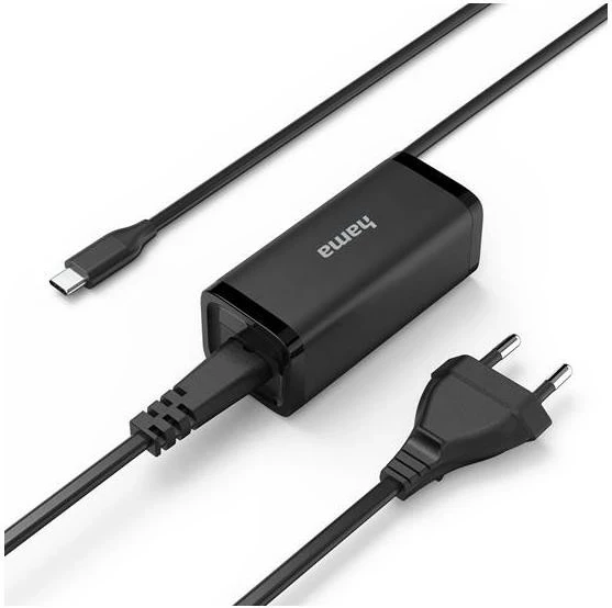 Polnilec 65W USB-C za prenosnik Hama