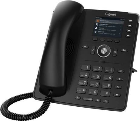 Stolni telefon Gigaset P710 IP PRO, 2,8-palčni, PoE, črn