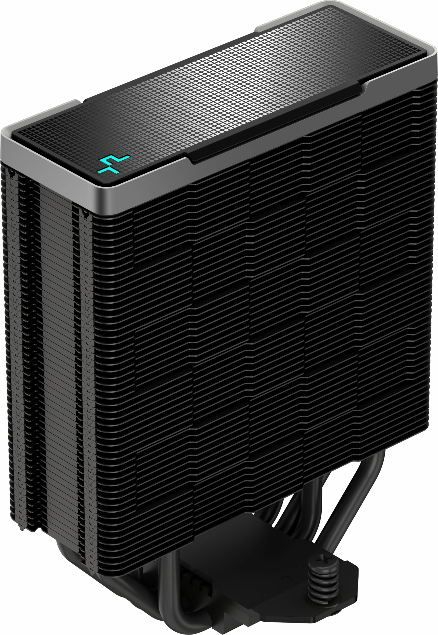 Zračni hladilnik za CPU DeepCool AK400 ZERO DARK PLUS, 12 cm, 500–1650 RPM, črn