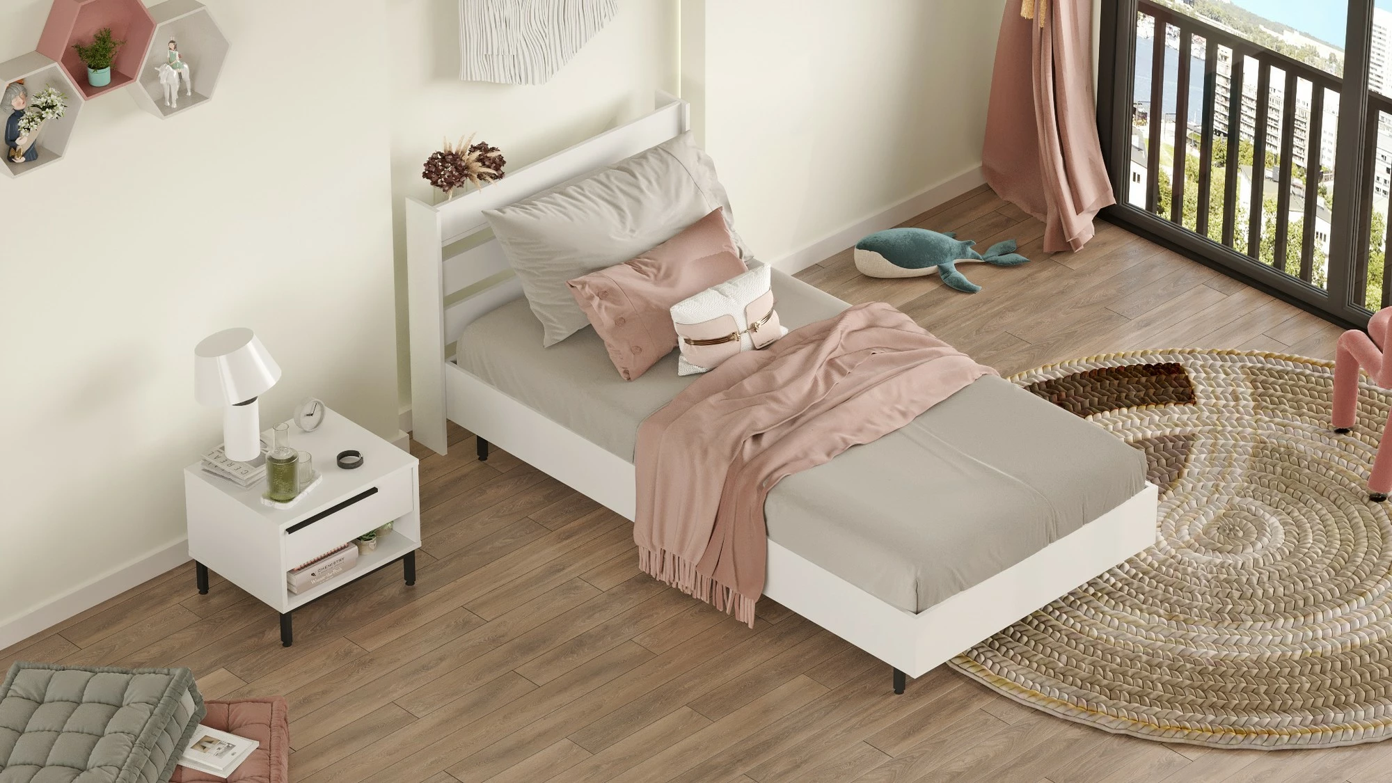 Set mladinske sobe Skye Decor, ON22-W
